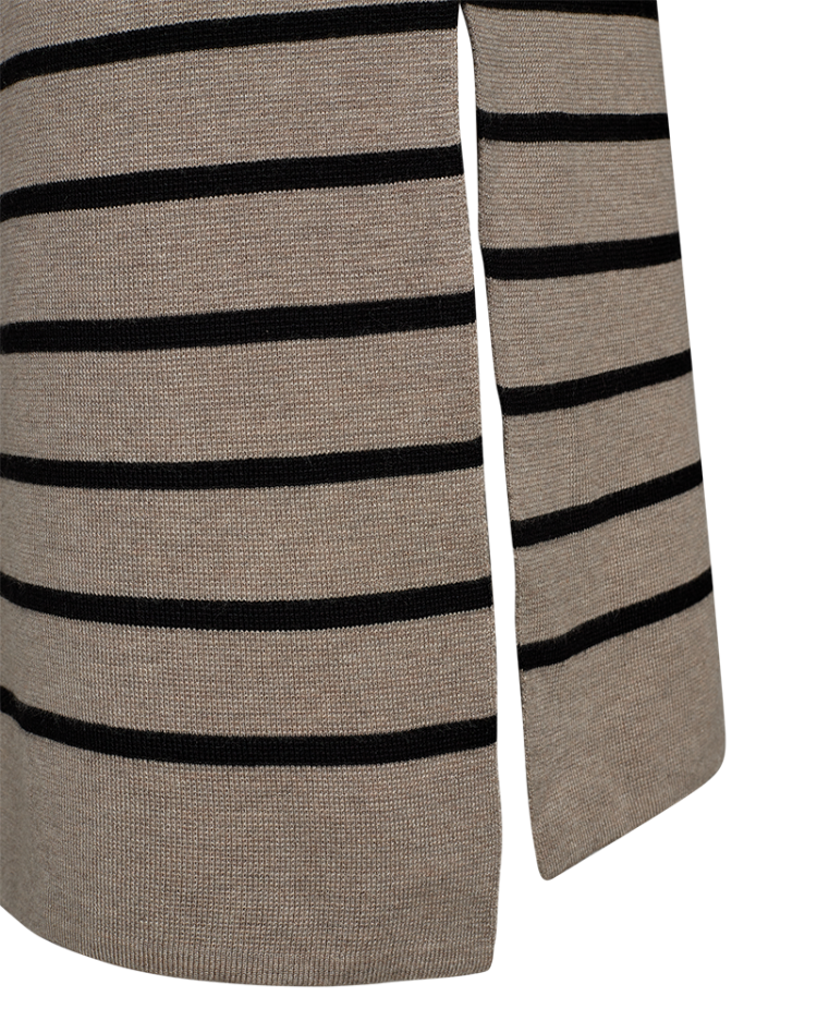 205687-SIMPLY TAUPE MEL W BLAC taupe/ zwart