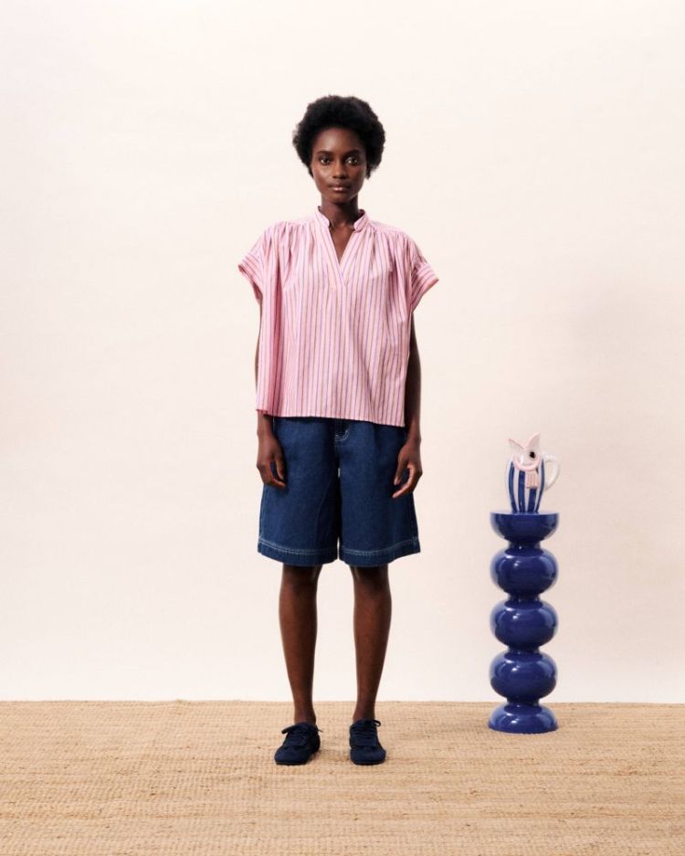 CHC26115-ROSE rose/blauw/groe