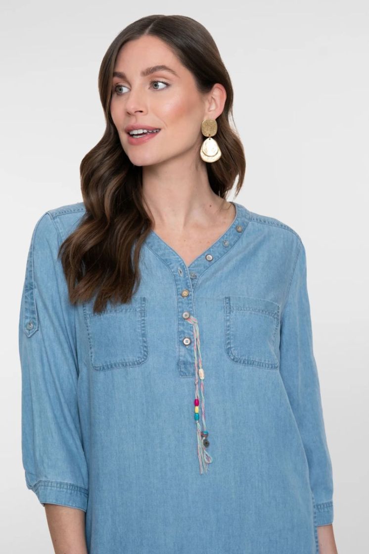 000830-BLEACHED DENIM used denim