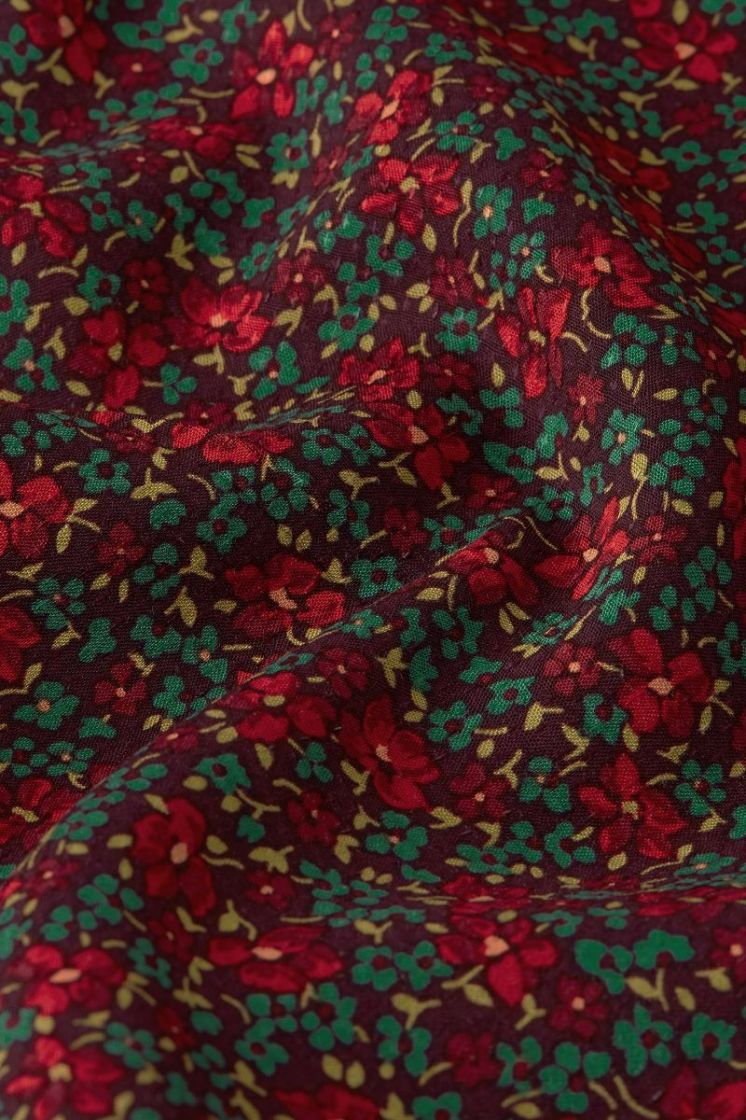 10838-612 GRAPE RED rood/petrol