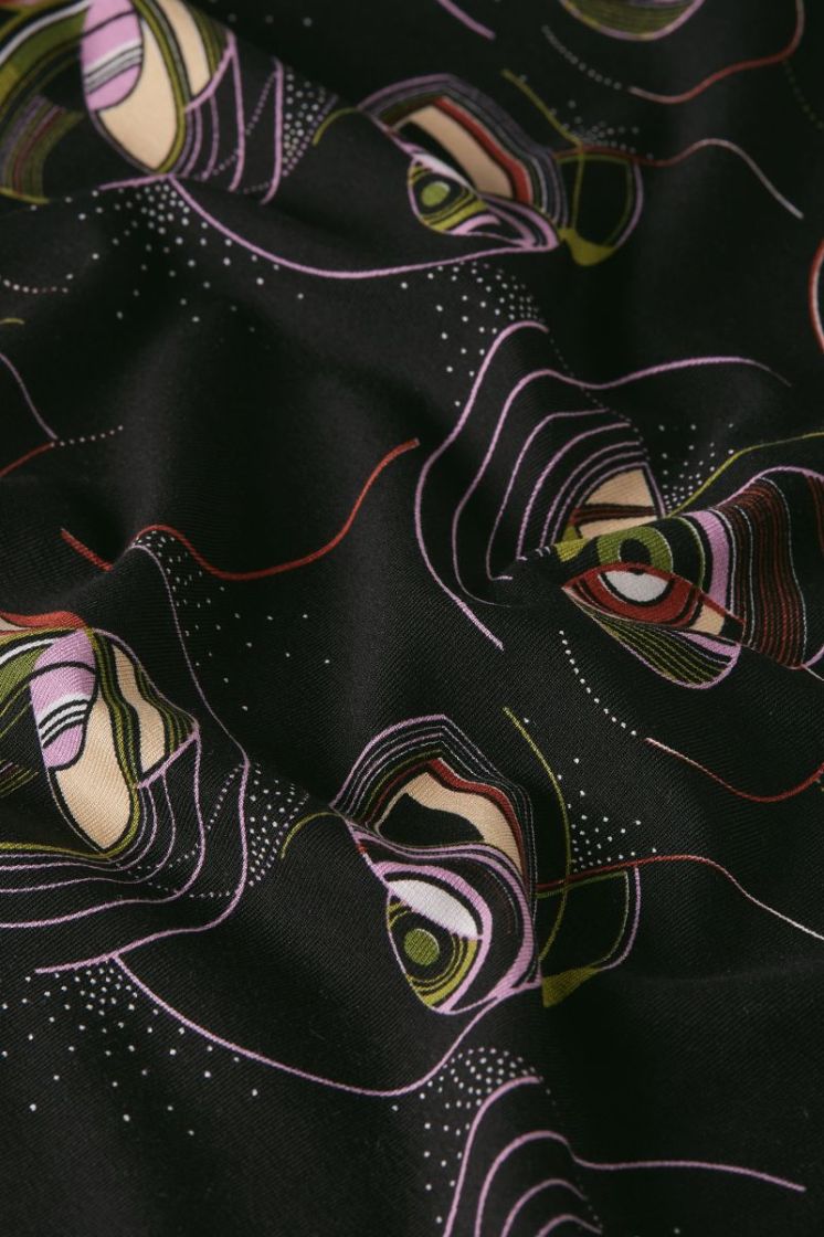 10864-001 BLACK zwart/multi