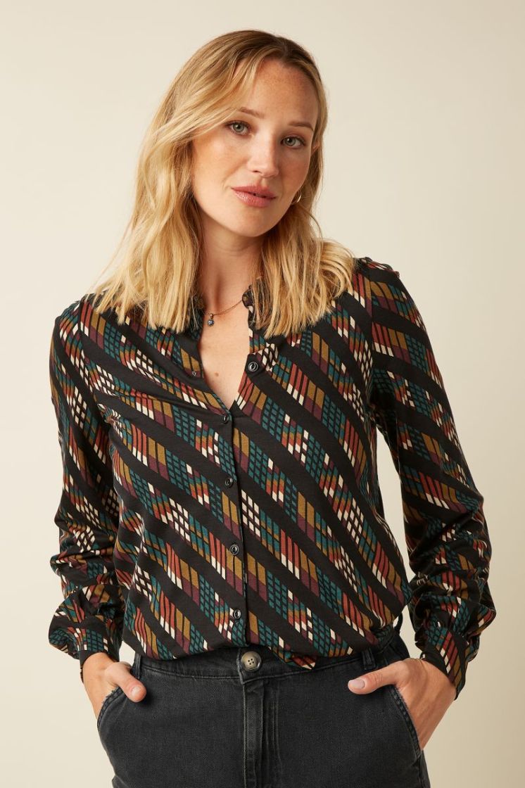 10931-001 BLACK zwart/multi