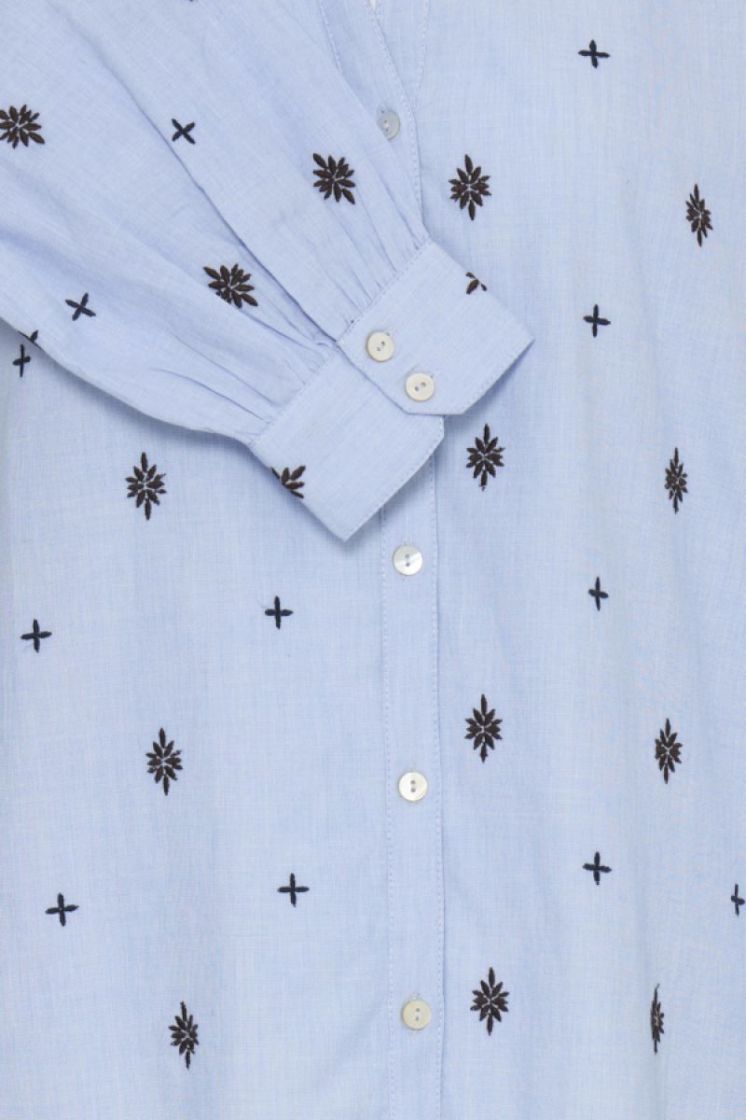 20819184-154030 CHAMBRAY BLUE l-blauw/bruin