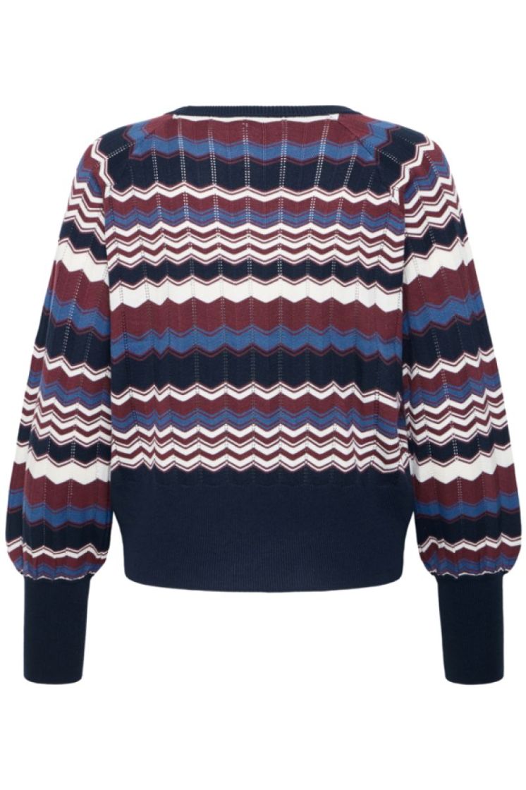 20819180-900009758 ZIG ZAG BRI wine/wit/d-blau