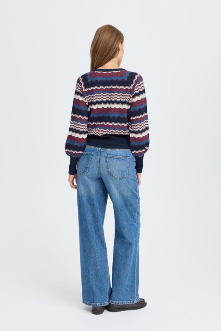 20819180-900009758 ZIG ZAG BRI wine/wit/d-blau