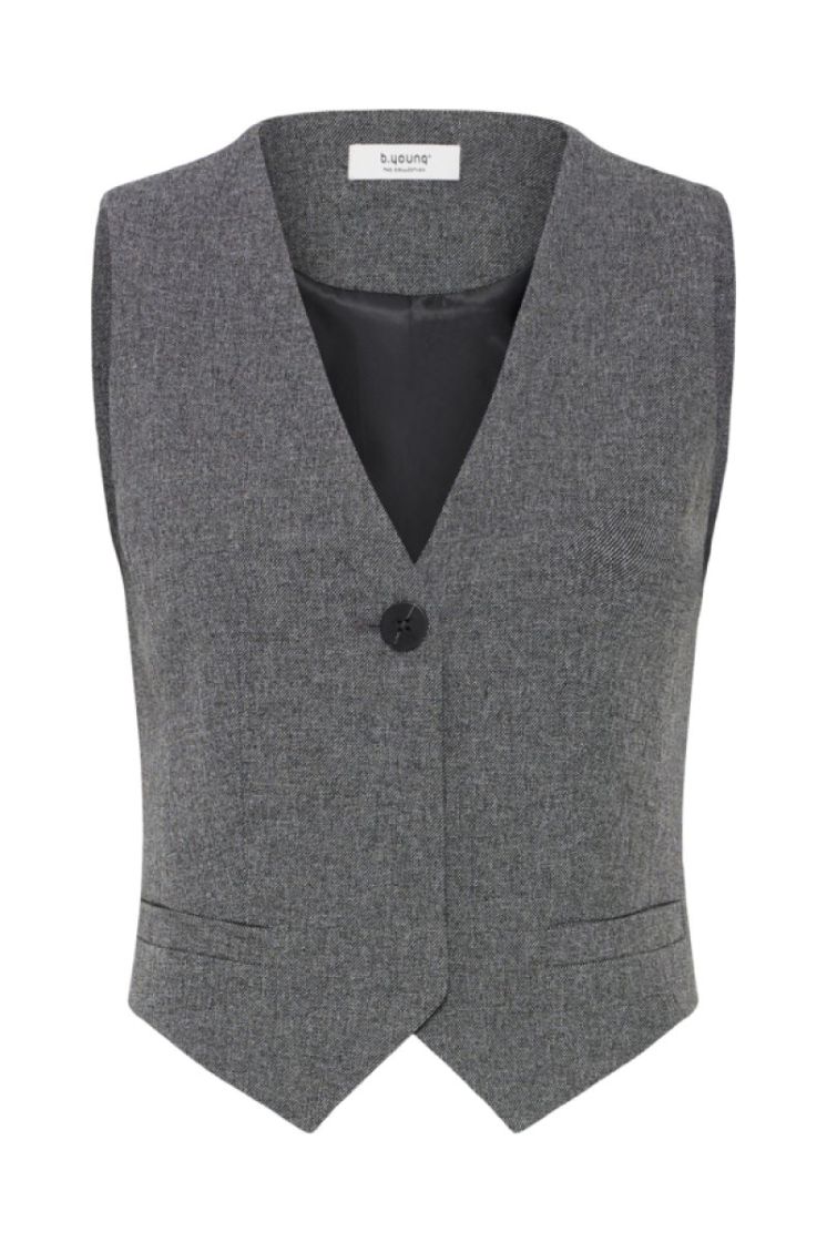 20819595-200455 MID GEY MELANG zwart/grijs