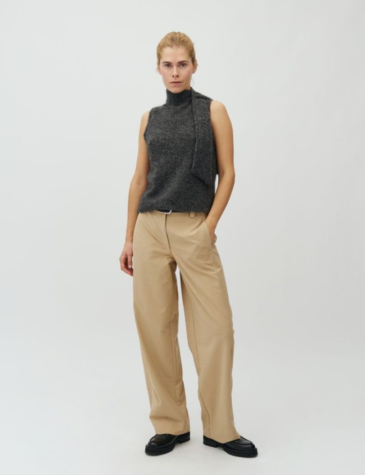 64941308-671 DARK GREY MELANGE donkergrijs