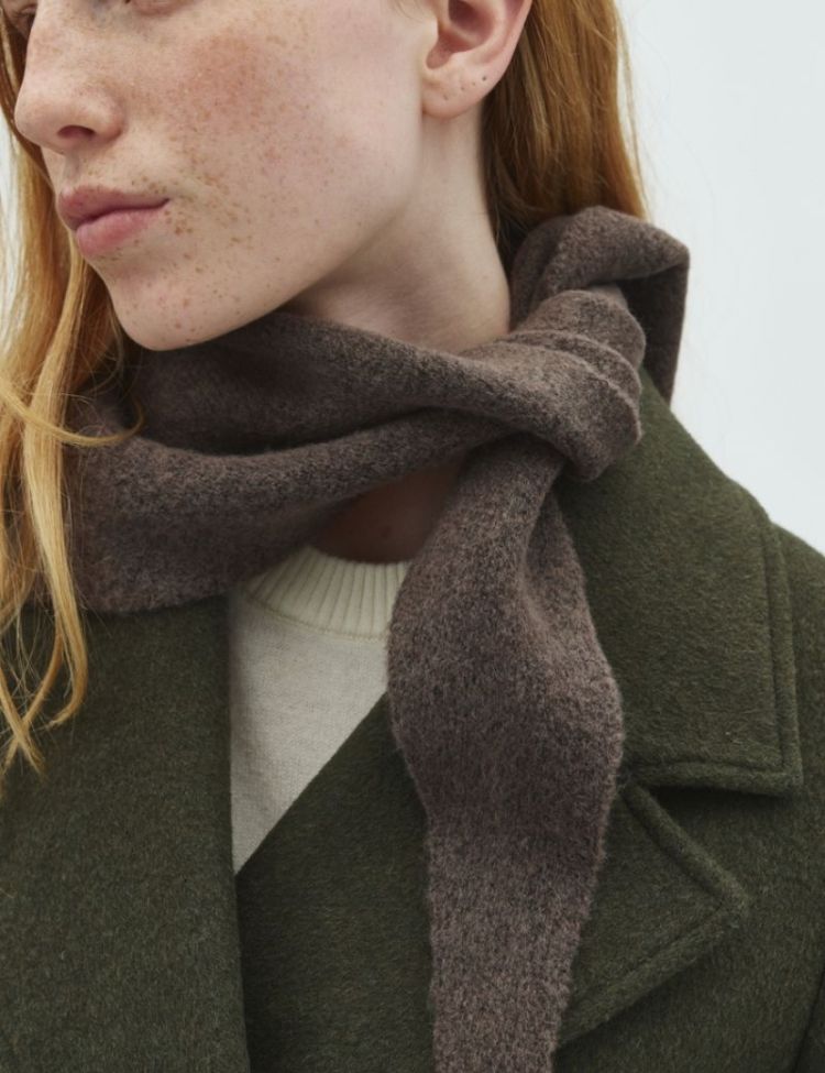 65041544-I13 DARK BROWN MELANG donkerbruin