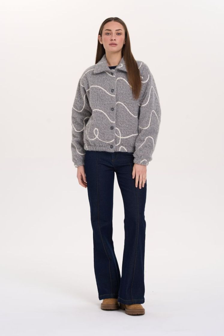 90575-GRA grijs/wit