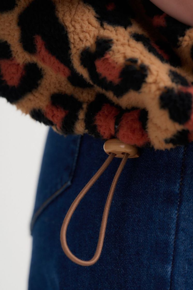 J0032-BROWN LEOPARD zwart/beige/ora